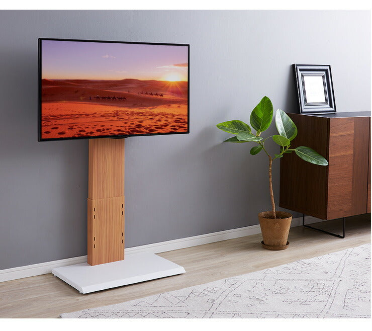 壁掛け風テレビ台 ロータイプ ナチュラル テレビ台 32型～60型対応 コード収納 壁寄せテレビ台 テレビボード テレビスタンド テレビラック 高さ調節 壁寄せ テレビ壁寄せ(代引不可)