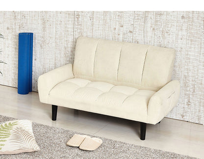 ソファ コーデュロイ 2人掛け 幅112.5 二人掛け 2P おしゃれ 北欧 ソファー 肘付き 肘あり コーデュロイ生地 リビングソファ ファブリックソファ コンパクトソファ(代引不可)