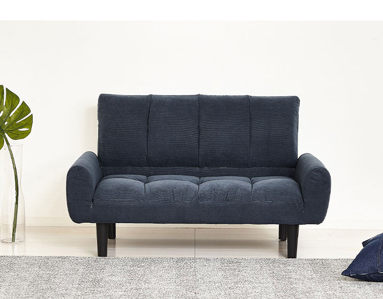 ソファ コーデュロイ 2人掛け 幅112.5 二人掛け 2P おしゃれ 北欧 ソファー 肘付き 肘あり コーデュロイ生地 リビングソファ ファブリックソファ コンパクトソファ(代引不可)