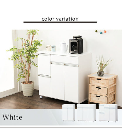 ごみ箱 ゴミ箱 分別 大容量 2分別 完成品 ダストボックス 幅55 スリム キッチンカウンター 鏡面 白 ホワイト キャスター おしゃれ 韓国インテリア(代引不可)