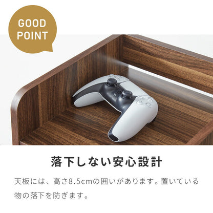 隠せる ゲーム機収納ラック Switch/PS5対応 幅32 高さ96.5 ゲーム機 本体 コントローラー ソフト 収納 ラック 収納棚 強化ガラス扉 キャスター 引き出し 引出し おしゃれ(代引不可)