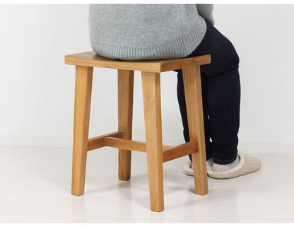 天然木スツール 完成品 高さ45cm 玄関スツール 腰掛け ディスプレイ 椅子 イス プランター台 フラワースタンド(代引不可)