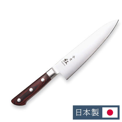 カクセー CR-006 令月紅 牛刀180mm 切れ味 長持ち 錆びにくい モリブデンバナジウム鋼 ステンレス(代引不可)