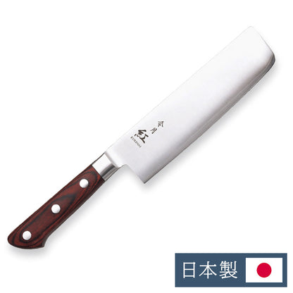 カクセー CR-010 令月紅 菜切165mm 切れ味 長持ち 錆びにくい モリブデンバナジウム鋼 ステンレス(代引不可)