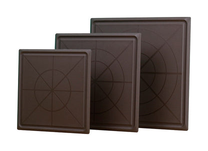 カクセー M-2020BW まないた 角 2020 ブラウン 均等 〇×ライン 目盛り付 汁こぼれ防止 溝付き 全周テーパーカット(代引不可)