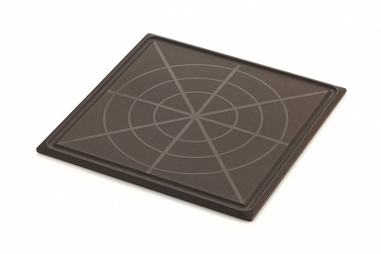 カクセー M-2828BW まないた 角 2828 ブラウン 均等 〇×ライン 目盛り付 汁こぼれ防止 溝付き 全周テーパーカット(代引不可)