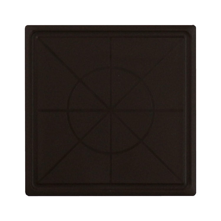 カクセー M-2828BW まないた 角 2828 ブラウン 均等 〇×ライン 目盛り付 汁こぼれ防止 溝付き 全周テーパーカット(代引不可)