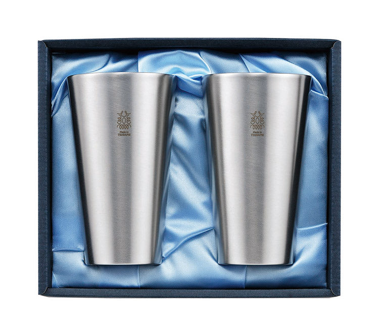 カクセー SR-II ステンレス二重構造タンブラー 300cc 2pcs サテン仕上げ ステンレス 保冷力 二重構造 飲み物(代引不可)