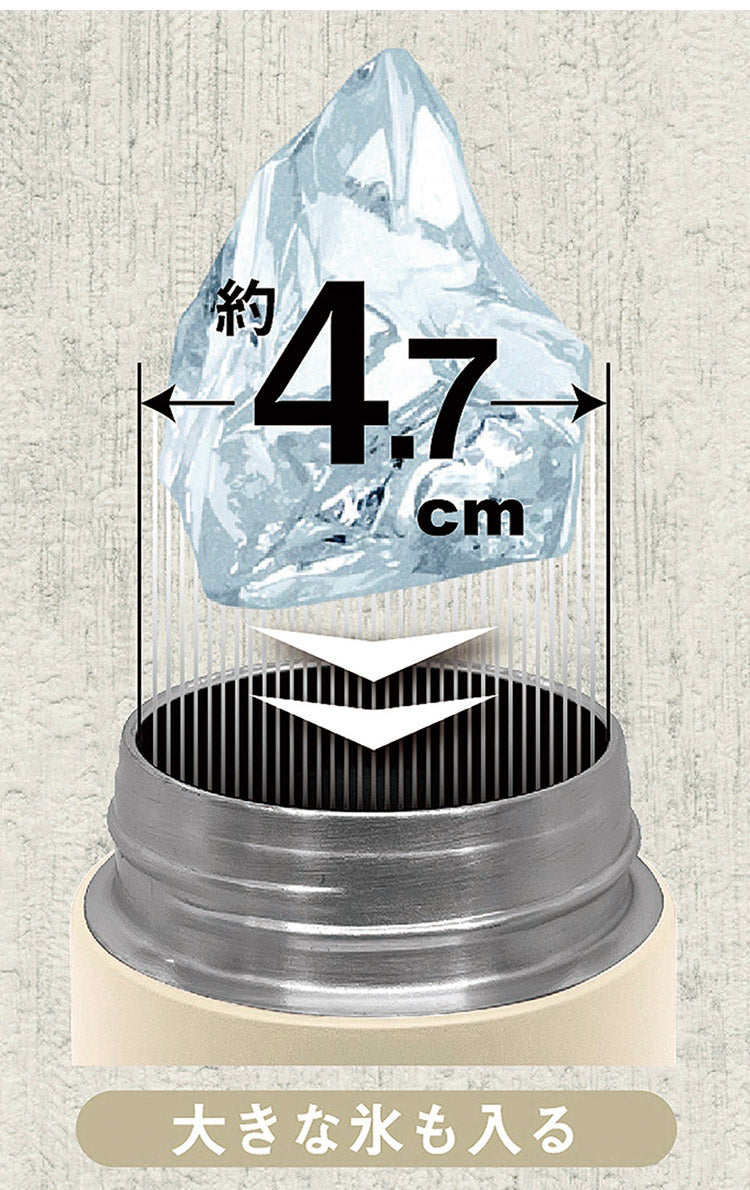 カクセー NL-30I ネオライフ 真空二重マグボトル300ml アイボリー 真空構造 飲み頃長持ち 氷 大口径(代引不可)