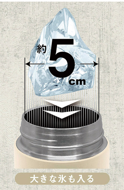 カクセー NL-50I ネオライフ 真空二重マグボトル500ml アイボリー 真空構造 飲み頃長持ち 氷 大口径(代引不可)