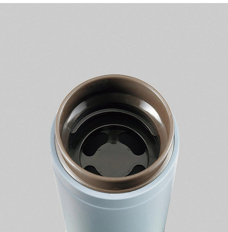 カクセー CC-30A cococafe -ココカフェ- パウダーコート 真空二重マグ 300ml スモークブルー 氷ストッパー付き(代引不可)