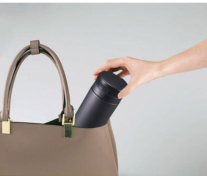 カクセー CC-50C cococafe -ココカフェ- パウダーコート 真空二重マグ 500ml チャコール 氷ストッパー付き(代引不可)