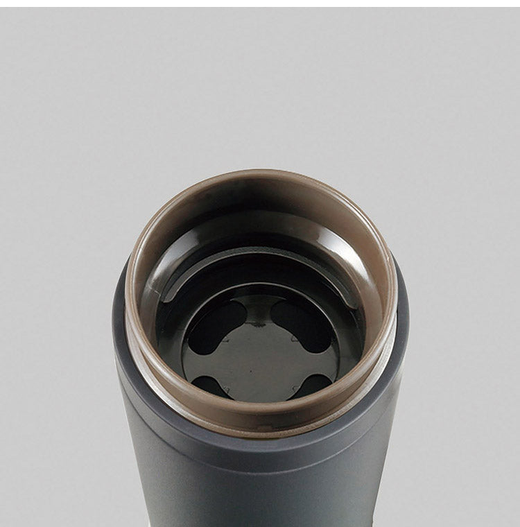 カクセー CC-50C cococafe -ココカフェ- パウダーコート 真空二重マグ 500ml チャコール 氷ストッパー付き(代引不可)