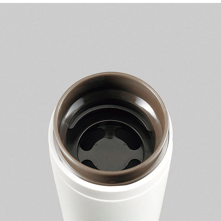 カクセー CC-50I cococafe -ココカフェ- パウダーコート 真空二重マグ 500ml アイボリー 氷ストッパー付き(代引不可)