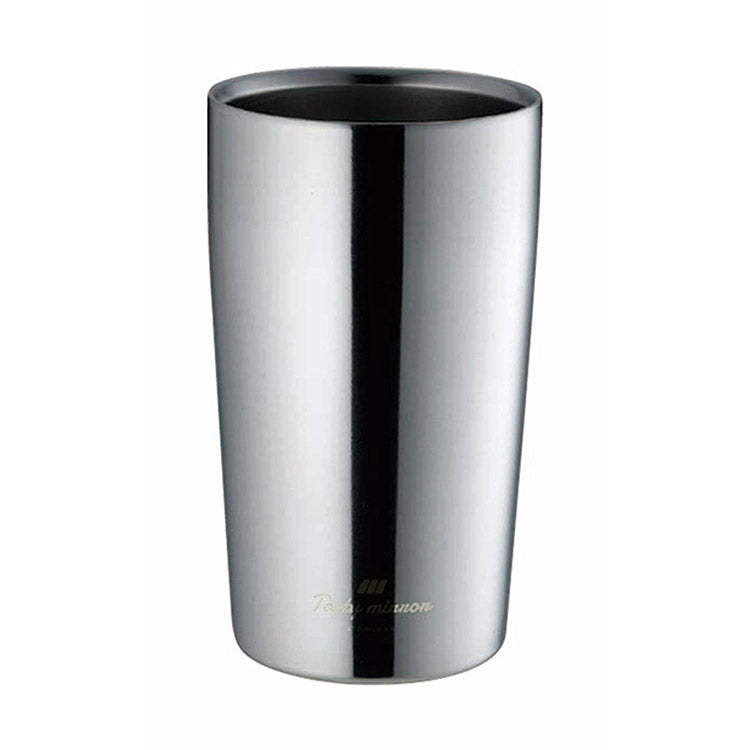 カクセー TM-07 Tasty mirror -テイスティミラー- 真空二重タンブラー 330ml エッジミラー仕上げ(代引不可)