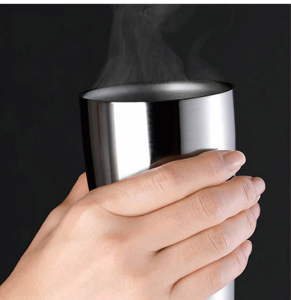 カクセー TM-08 Tasty mirror -テイスティミラー- 真空二重タンブラー 450ml エッジミラー仕上げ(代引不可)