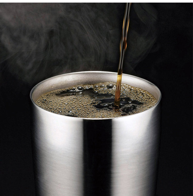 カクセー TM-10 Tasty mirror -テイスティミラー- 真空二重タンブラー 330ml×2pcs エッジミラー仕上げ(代引不可)