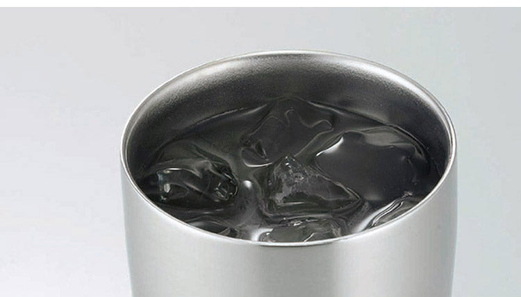 カクセー TM-11 Tasty mirror -テイスティミラー- 真空二重タンブラー 330ml&450ml エッジミラー仕上げ(代引不可)