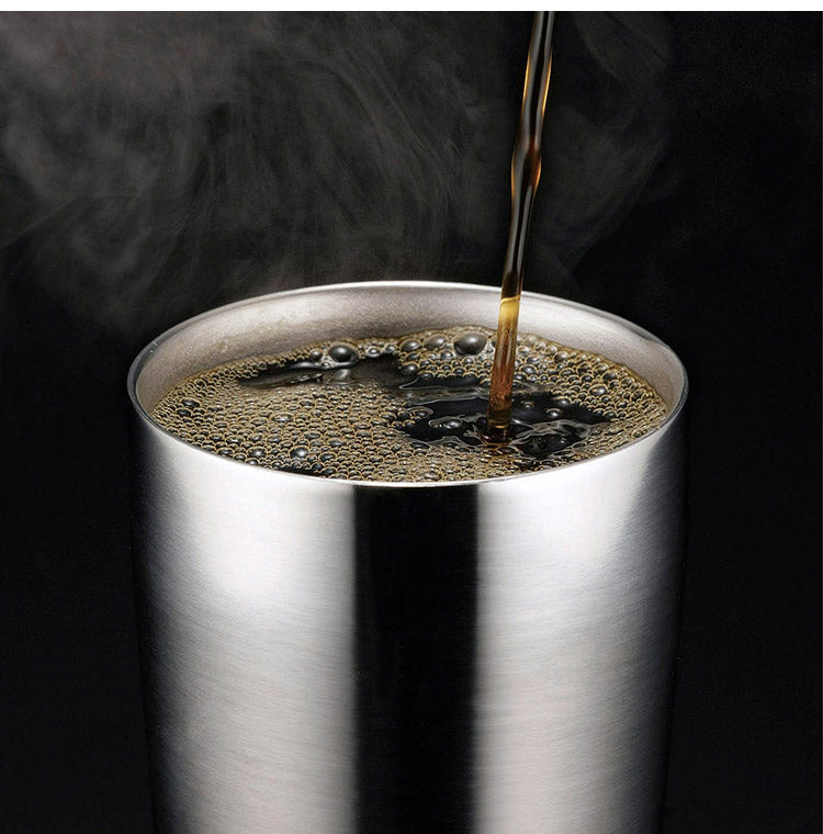 カクセー TM-12 Tasty mirror -テイスティミラー- 真空二重タンブラー 450ml×2pcs エッジミラー仕上げ(代引不可)