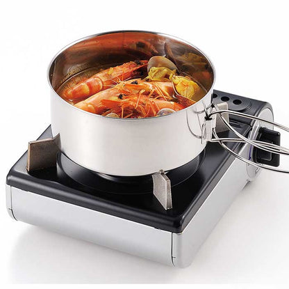 キャンプ 食器 ステンレス 8点セット 折りたたみ 収納袋付き SOLA 鍋 フライパン 小皿 マグカップ キャンプ アウトドア バーベキュー 折りたたみ ソロキャンプ クッカー クッカー ソロキャンプ 食器セット