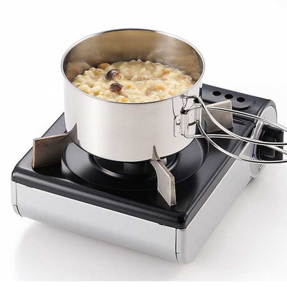 キャンプ 食器 ステンレス 8点セット 折りたたみ 収納袋付き SOLA 鍋 フライパン 小皿 マグカップ キャンプ アウトドア バーベキュー 折りたたみ ソロキャンプ クッカー クッカー ソロキャンプ 食器セット