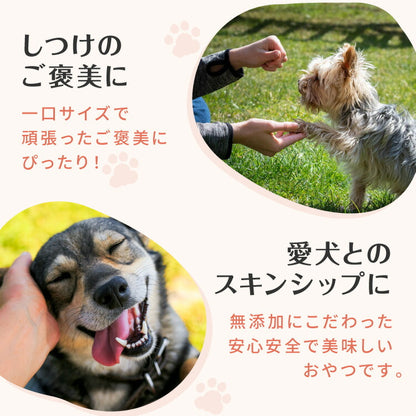 犬用 おやつ 食べ切りサイズ 無添加 お肉 お魚 日本製 国産 犬用おやつ ご飯 ご褒美 トリーツ トッピング 素材系 肉 魚 mimipets オリジナル 犬 小型犬 室内犬 ペット ペット用(代引不可)【メール便配送】