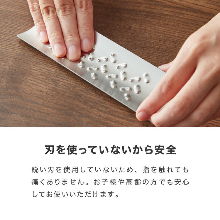 トミタ式おろし金2 シルバー 日本製 おろし器 すり器 tmo-002 おろし金 おろしがね 薬味おろし器 グレーター チーズグレーター 燕三条 ステンレス トミタ 艶麗 キッチン(代引不可)【メール便】