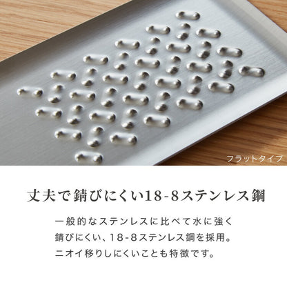 トミタ式おろし金 トミタ式おろし金2 シルバー ブラック 日本製 おろし器 すり器 tmo-002  tmo-001 おろし金 おろしがね 薬味おろし器 グレーター チーズグレーター 燕三条 ステンレス トミタ 艶麗 キッチン(代引不可)【メール便】