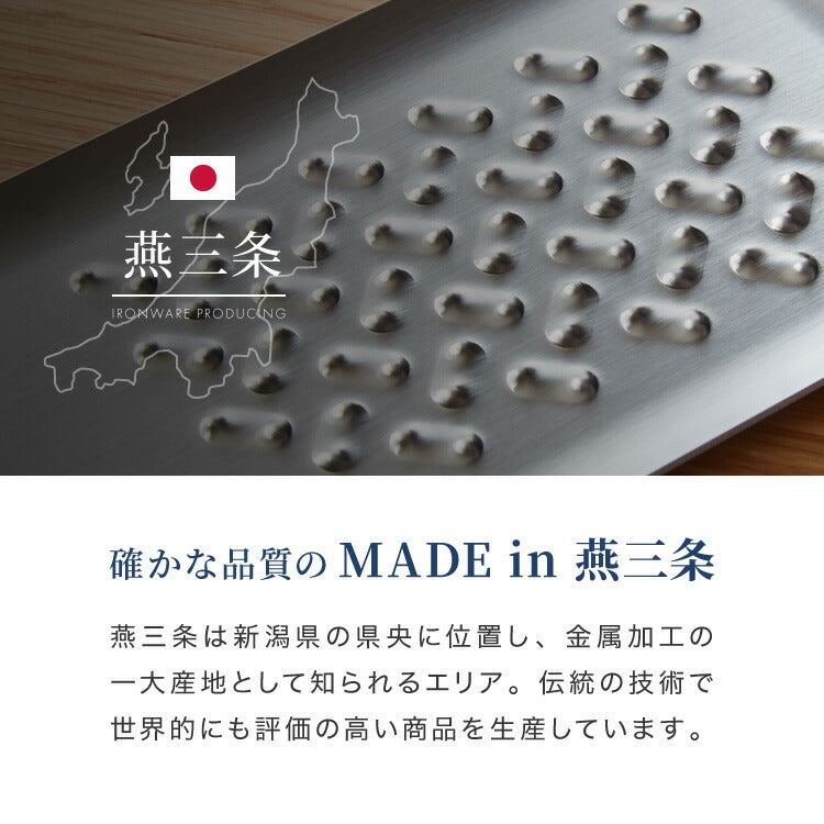 トミタ式おろし金 シルバー 2点セット日本製 おろし器 すり器 おろし金 おろしがね 薬味おろし器 グレーター チーズグレーター 燕三条 ステンレス トミタ 艶麗 キッチン(代引不可)