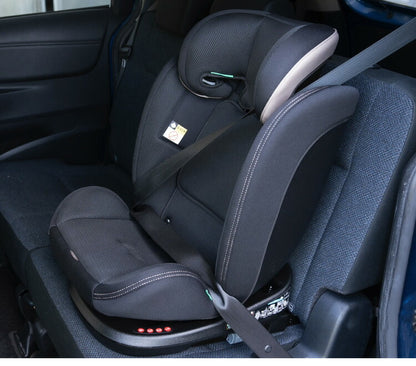 CG029 フィーカエボルブ ブラック 新安全基準R129適合 チャイルドシート 15カ月~12歳頃 76cm~150cm ISOFIX ジュニアシート 長く使える 洗える 取付簡単 キッズシート ベビーシート 赤ちゃん キッズ