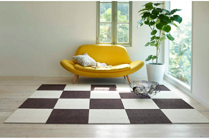 【日本製 東リ】タイルカーペット スクエア2400ソワレ 10枚セット ラグ マット カーペット タイル 防炎 防ダニ 手洗い可(代引不可)