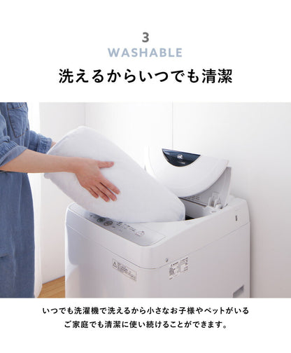 洗える チェアパッド 同色4枚セット 直径35cm フランネル 円形 チェアーパッド オールシーズン 35R 丸 マイクロファイバー 韓国インテリア