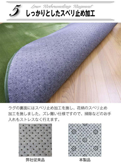 ラグ 円形 低反発 直径200cm 極厚25mm 洗える ラグ 厚手 滑り止め 低反発マット マットリビング 春 夏 用(代引不可)