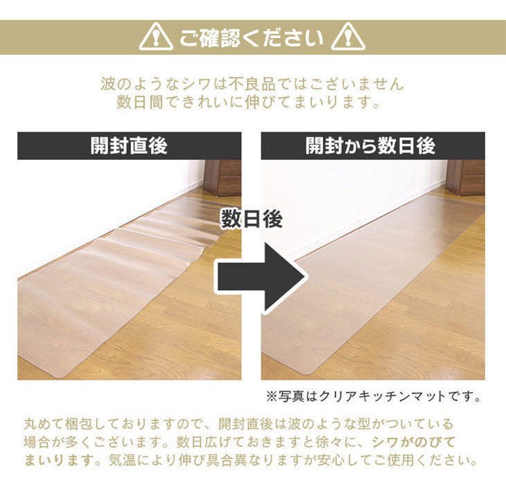 ダイニングマット 130×160cm 撥水 クリア 抗菌 防臭 防カビ 厚1.5mm 床 保護 傷防止マット 拭ける フロアマット テーブルマット クリアマット 透明マット チェアマット(代引不可)