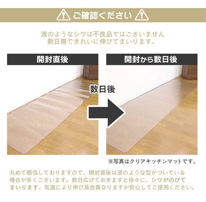 ダイニングマット 130×160cm 撥水 クリア 抗菌 防臭 防カビ 厚1.5mm 床 保護 傷防止マット 拭ける フロアマット テーブルマット クリアマット 透明マット チェアマット(代引不可)