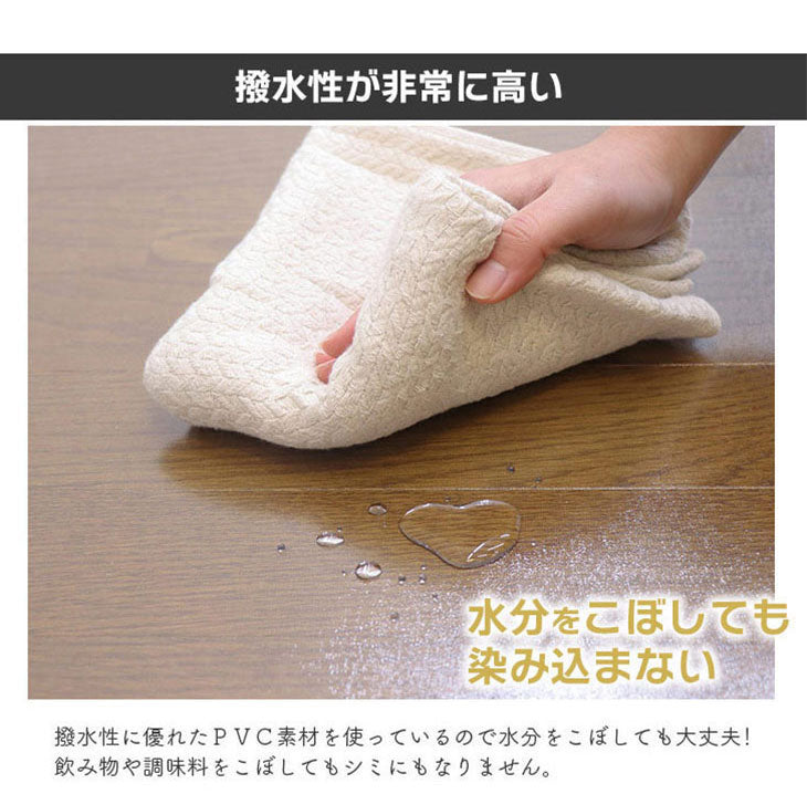 ダイニングマット 130×160cm 撥水 クリア 抗菌 防臭 防カビ 厚1.5mm 床 保護 傷防止マット 拭ける フロアマット テーブルマット クリアマット 透明マット チェアマット(代引不可)