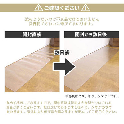 ダイニングマット 60×80cm 撥水 クリア 抗菌 防臭 防カビ 厚1.5mm 床 保護 傷防止マット 拭ける フロアマット テーブルマット クリアマット 透明マット チェアマット(代引不可)
