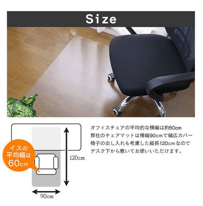ダイニングマット 90×120cm 撥水 クリア 抗菌 防臭 防カビ 厚1.5mm 床 保護 傷防止マット 拭ける フロアマット テーブルマット クリアマット 透明マット チェアマット(代引不可)