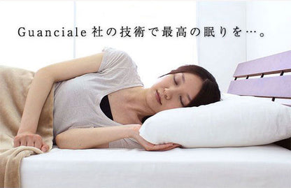 2枚組 オルトペディコ枕 専用カバー 50×80 イタリア製 まくらカバー 洗える エコテックス100認証 わた ビバルディ グアンシアレ(代引不可)【メール便】