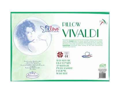 2枚組 オルトペディコ枕 専用カバー 50×80 イタリア製 まくらカバー 洗える エコテックス100認証 わた ビバルディ グアンシアレ(代引不可)【メール便】