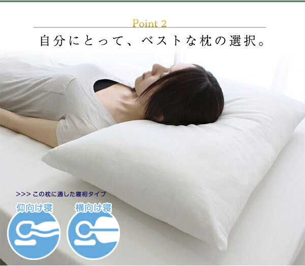 【2個セット】オルトペディコ枕 イタリア製 まくら 洗える枕 ウレタン エコテックス100認証 寝返り 横向き