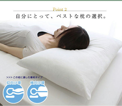 【2個セット】オルトペディコ枕 イタリア製 まくら 洗える枕 ウレタン エコテックス100認証 寝返り 横向き