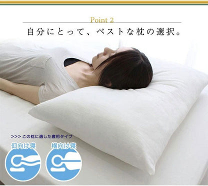 専用カバーセット オルトペディコ枕 50×80 イタリア製 まくらカバー 洗える スエコテックス100認証 ビバルディ グアンシアレ