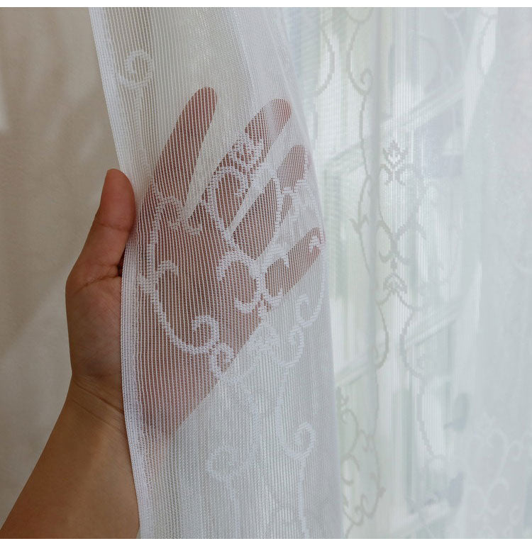 ミラーレースカーテン UVカット 日本製 40サイズ 幅100 幅150 幅200 レースカーテン ダマスク柄 ホワイト おしゃれ 洗濯OK 昼間見えにくい 賃貸 採光 国産 洗える カーテン(代引不可)