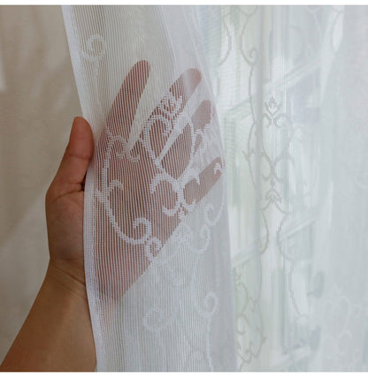 ミラーレースカーテン UVカット 日本製 40サイズ 幅100 幅150 幅200 レースカーテン ダマスク柄 ホワイト おしゃれ 洗濯OK 昼間見えにくい 賃貸 採光 国産 洗える カーテン(代引不可)