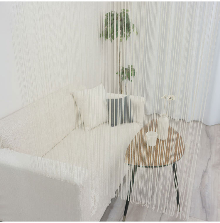 のれん 日本製 幅80cm 丈150cm 間仕切り 紐のれん ひものれん カーテン 北欧 暖簾 小窓 キッチン リビング 玄関 洗面所 目隠し ひもスクリーン 和風 洋風 タペストリー ネイビー ベージュ(代引不可)