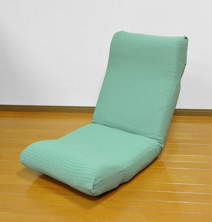 座椅子カバー 日本製 フィット式撥水ストレッチ座椅子カバー 洗濯可能 座椅子 カバー ストレッチ 撥水加工 国産(代引不可)