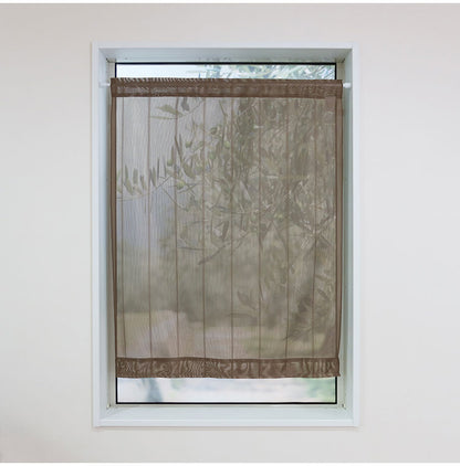 日本製 小窓レースカーテン 約巾70cm×丈90cm 小窓 カフェカーテン 遮熱 断熱 目隠し人気 北欧 シンプル 小窓用 ミラーレース 縦長 小窓用ミラーレースカーテン 共生地リボン付き キッチン トイレ(代引不可)