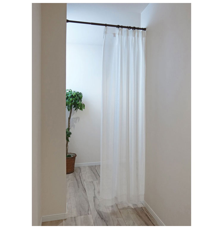 ミラーレースカーテン 日本製 40サイズ 幅100 幅150 幅200 レースカーテン UVカット ストライプ柄 ホワイト おしゃれ 洗濯OK 昼間見えにくい 賃貸 採光 国産 洗える カーテン(代引不可)