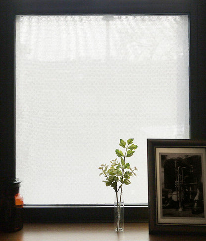 窓に貼る美濃和紙レース 90×90 レース 透かし 窓 装飾 ガラスシート ガラス シート(代引不可)